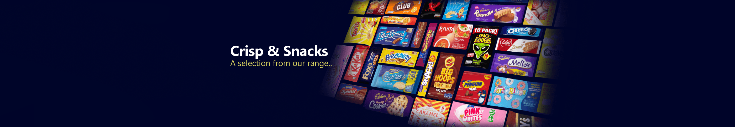 Crisps & Snacks - A selection from our range